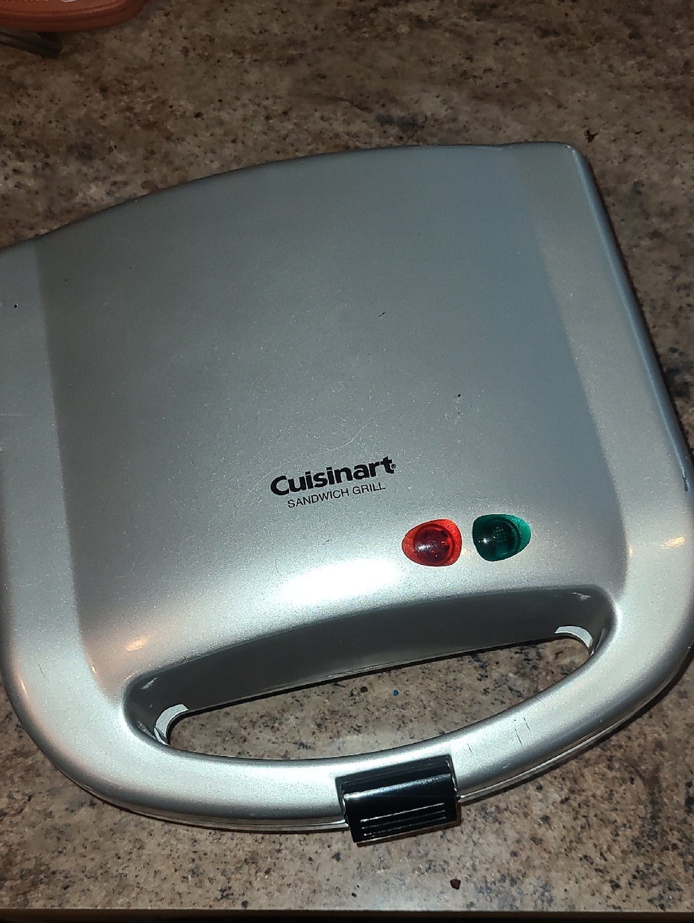 Cuisinart Silver Sandwich Grill with Indicator Lights